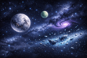 Der Nachthimmel von Tenia