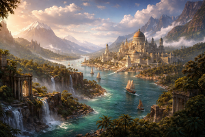 Typische Landschaft in Beleagand