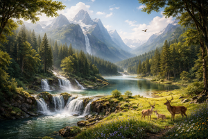 Landschaft in der Ersten Welt