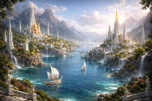 Eine Hafenstadt in Ashanore