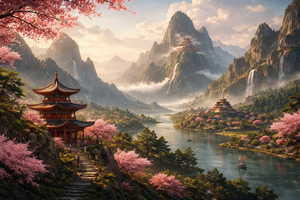 Typische Landschaft in Ostxian