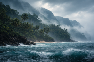 Blick auf die Nordküste von Zar'khadar